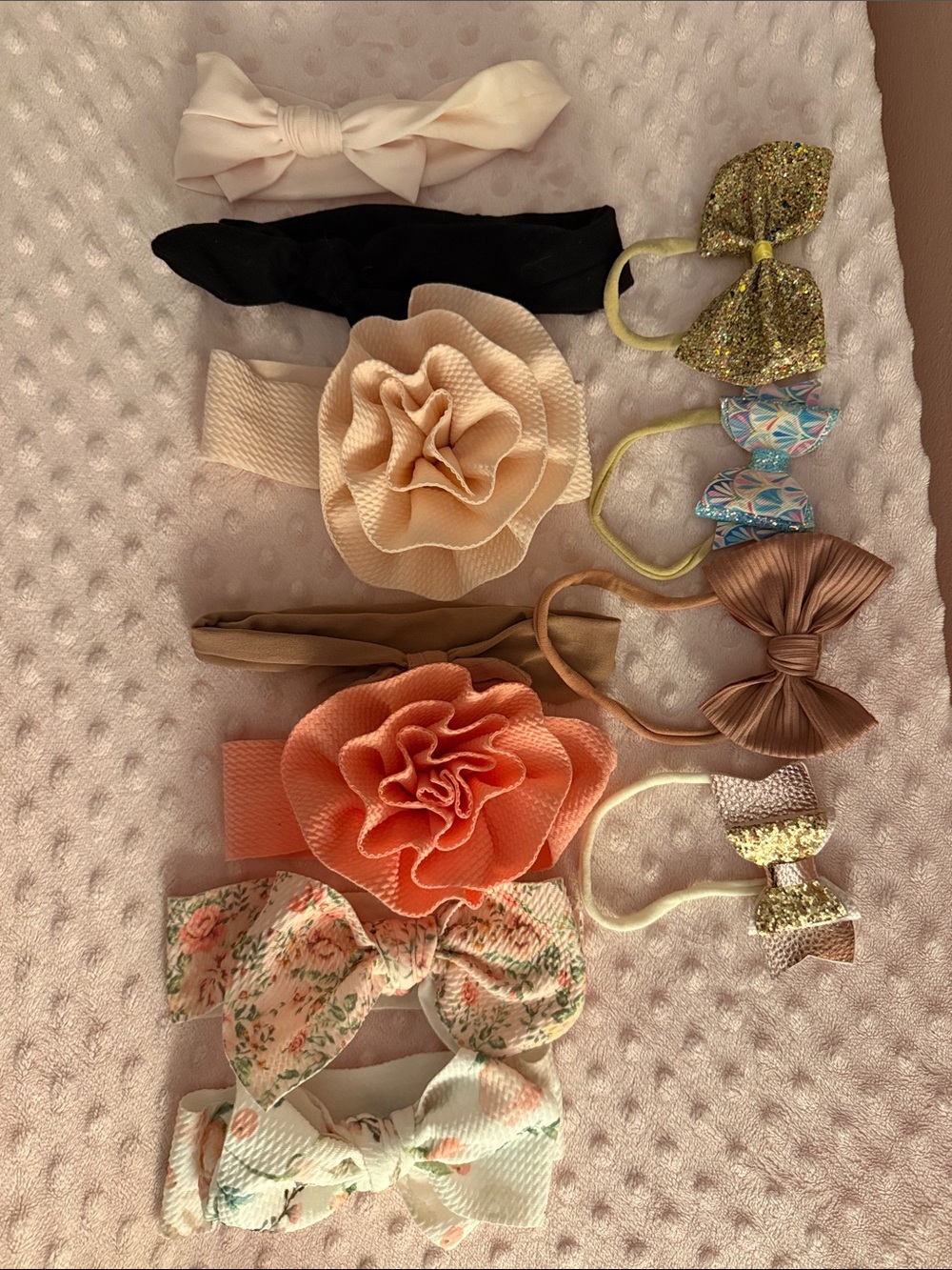 Girls Floral & Bow Headband Bundle